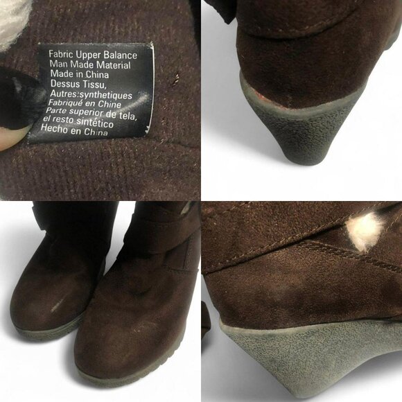 AE 00s Wedge Fur Boots - Picture 7 of 7